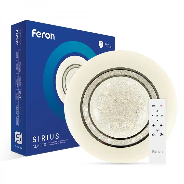 Світлодіодній накладний світильник Feron AL6010 SIRIUS 72Вт