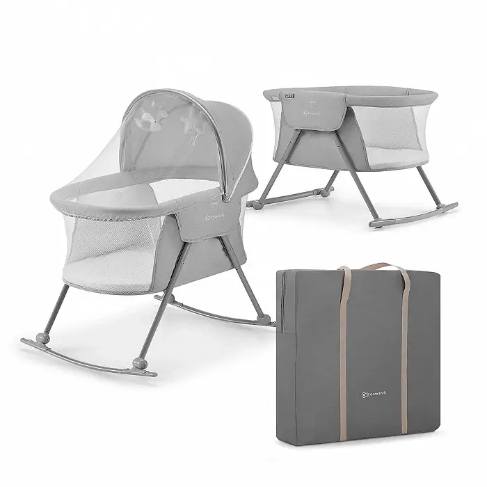 Детская кроватка колыбель KiderKraft Lovi Grey - фото 2