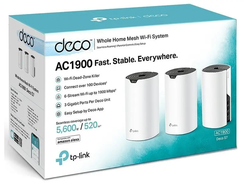 Маршрутизатор (роутер) TP-LINK Deco S7 (3-pack) - фото 3