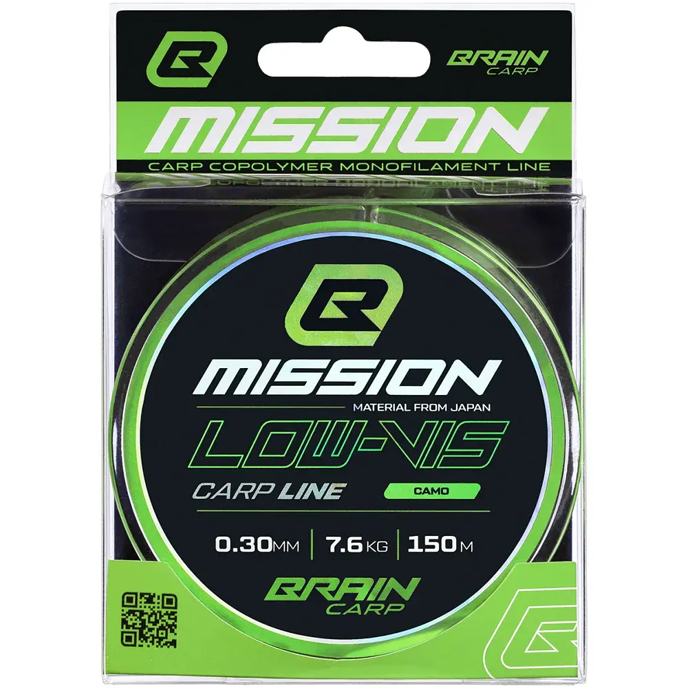 Волосінь Brain Mission Carp Line (Camo) 150m 0.30mm 7.6kg - фото 2