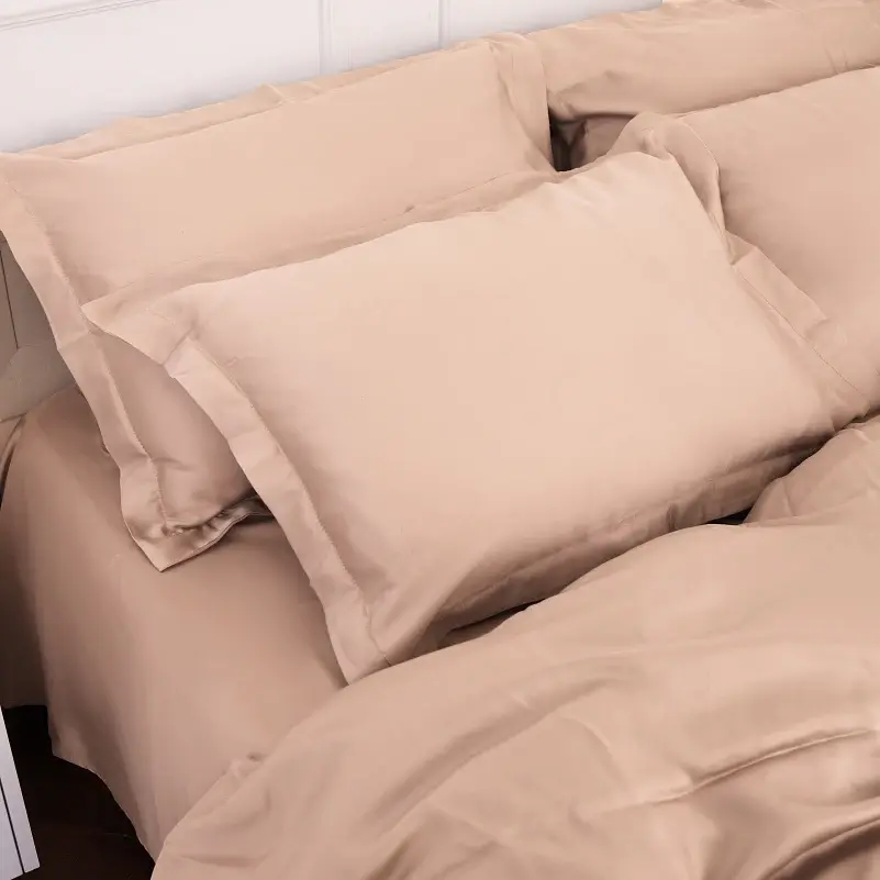 Комплект постільної білизни MirSon Tencel №03 Creamy 160х220 (2200009369049) - фото 5