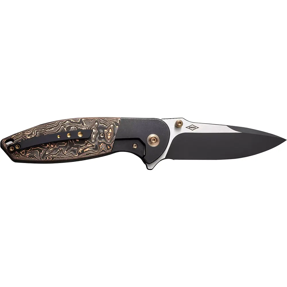 Нож Weknife Nitro OG Titanium Black Copper Foil CF - фото 2
