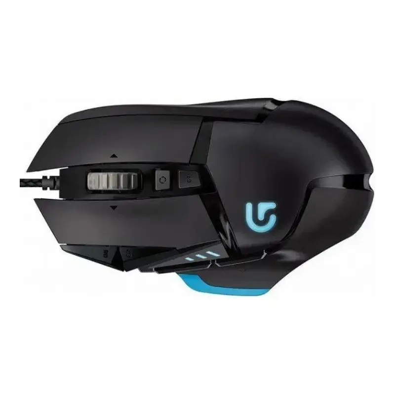 Миша комп'ютерна дротова ігрова Logitech G402 Hyperion Fury з підсвічуванням / 8 програмованих кнопок / DPI 4000 / Чорний (910-004067) - фото 6