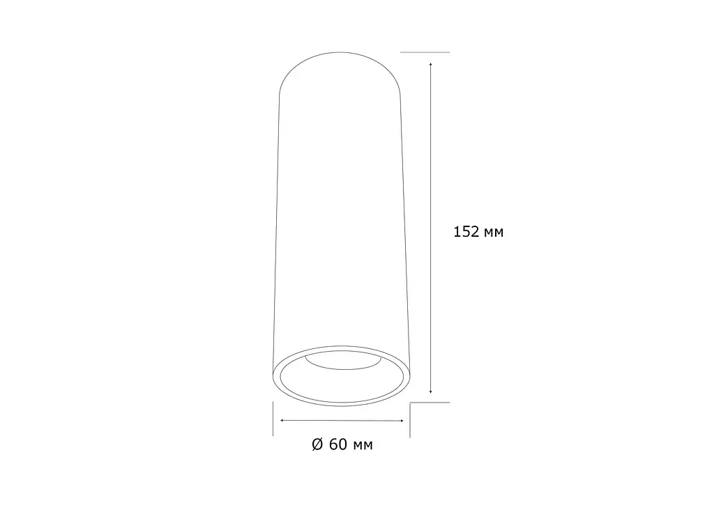 Точечный светильник MJ-Light SLC7391/7W BK+GD 3000K - фото 2