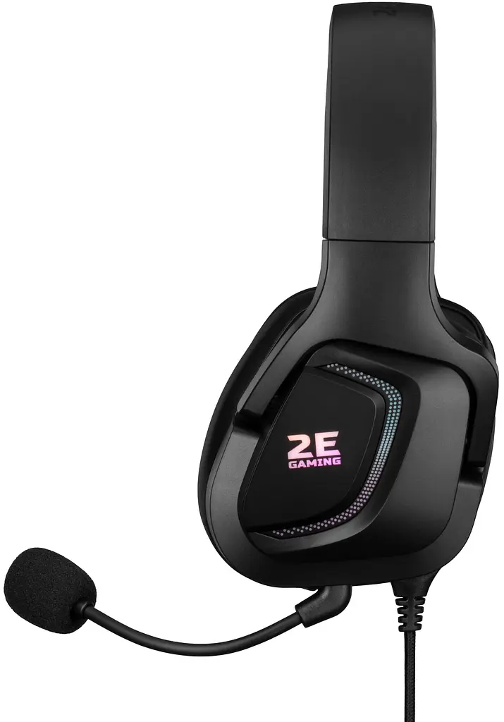 Ігрова гарнітура 2E Gaming HG340 RGB 3.5mm Black (2E-HG340BK) - фото 6
