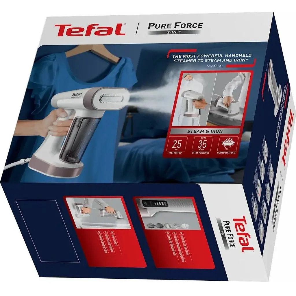 Отпариватель Tefal Pure Force 2in1 DT8720E0 [136369] - фото 4