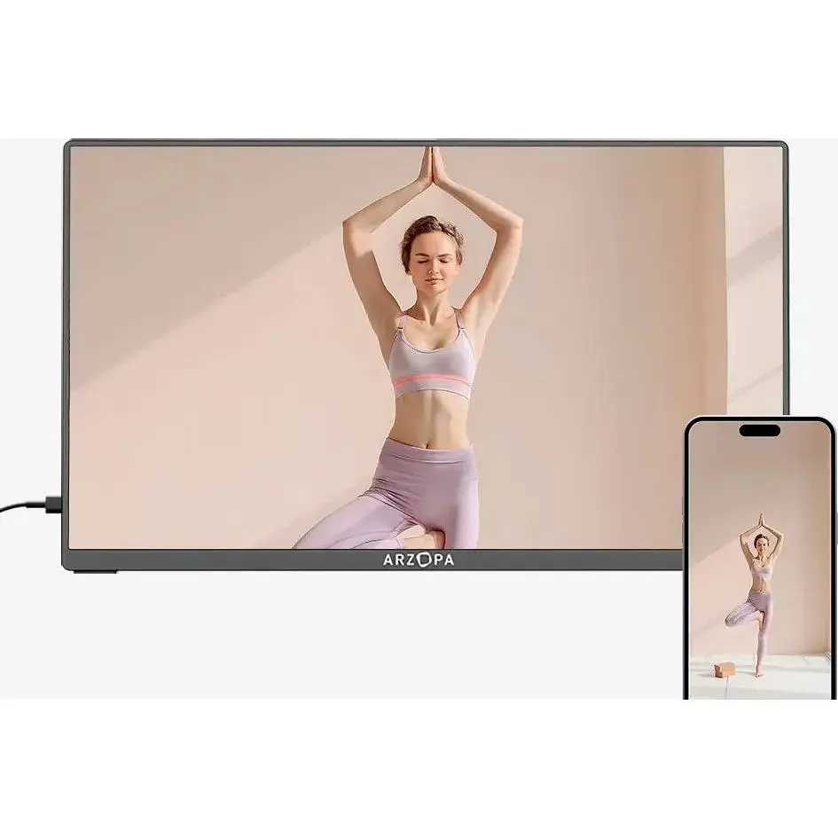 Портативний монітор Arzopa a1 Gamut Slim Black [101363] - фото 6