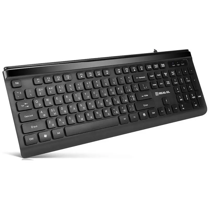 Клавіатура REAL-EL 7085 Black - фото 2