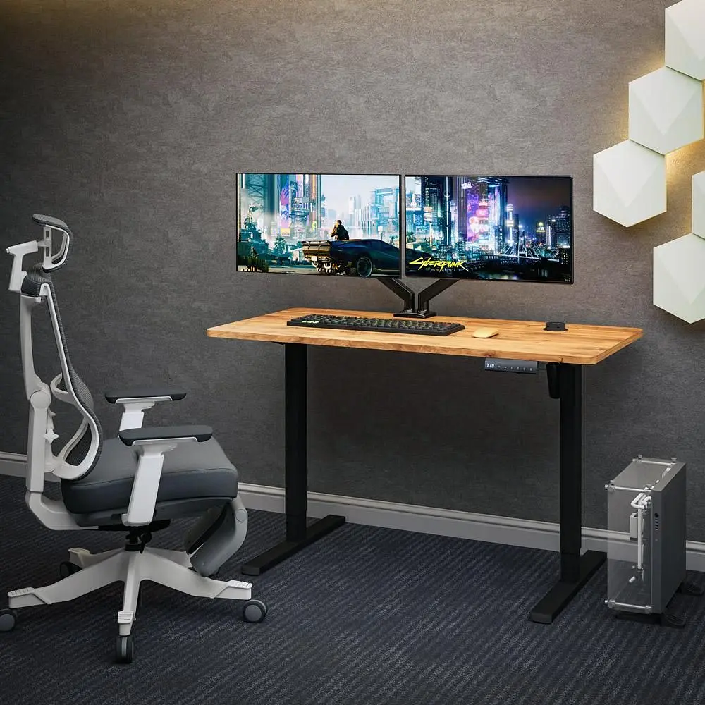 Стіл Mealux PowerDesk Energy Mahogany з електрорегулюванням висоти (EVO-201 Energy Mahogany/B) - фото 5