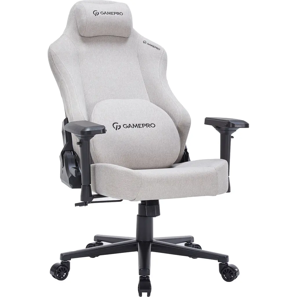 Геймерське крісло GamePro FGC750LG Fabric Light Gray [163714] - фото 7