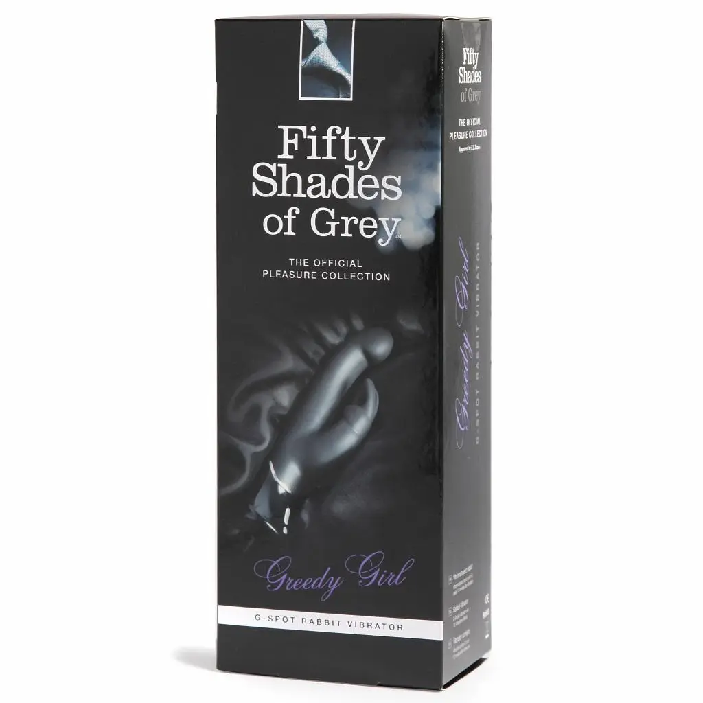 Вібратор-кролик Fifty Shades of Grey Greedy Girl 24.1 см чорний - фото 7