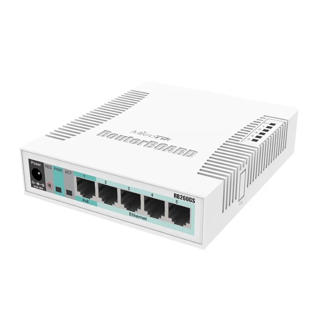 Комутатор MikroTik RB260GS (CSS106-5G-1S) - фото 3