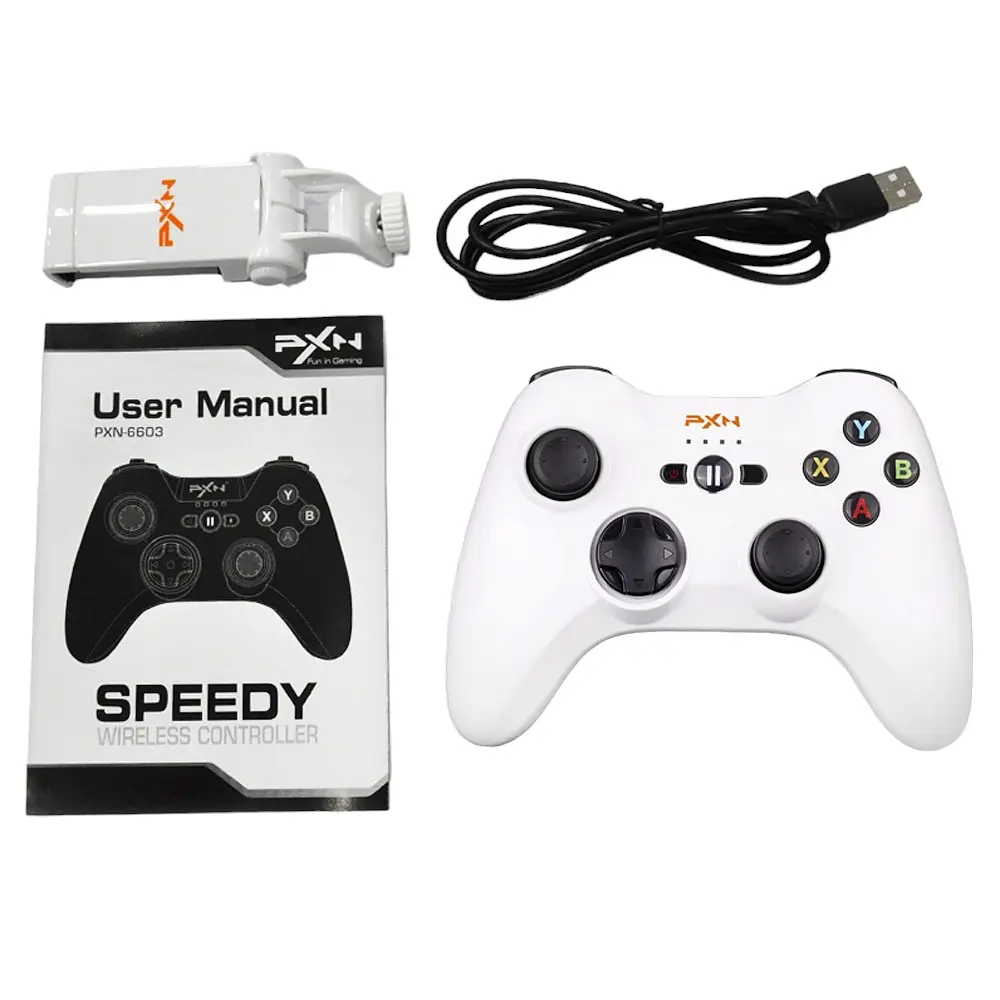 Геймпад Bluetooth джойстик для смартфона PXN 6603 (Speedy) MFi iOS White - фото 5