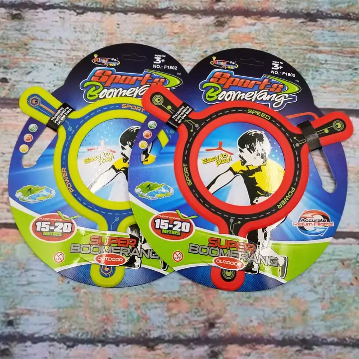Бумеранг для дітей Sports Boomerang іграшка для вулиці що повертається дальність 15–20 м - фото 8