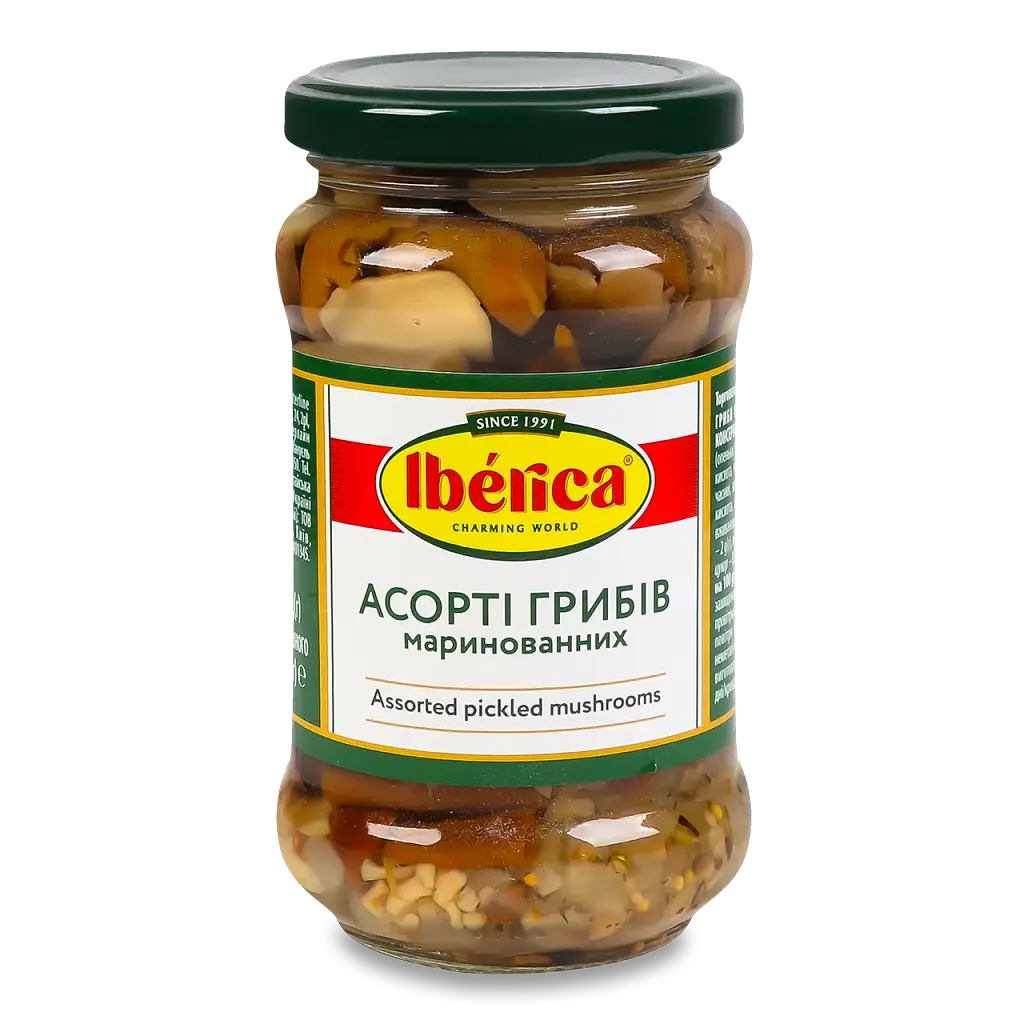 Гриби асорті мариновані Iberica 300 г - фото 2
