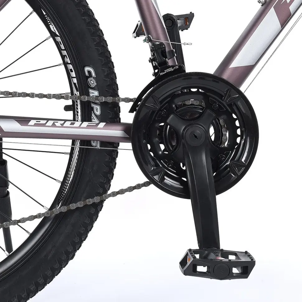 Велосипед "PHANTOM" PROF1 G26PHANTOM A26.1 26 д. Алюм.рама 19 ", SHIMANO 21SP, алюм., DB, FW TZ500, чорно-синій - фото 7
