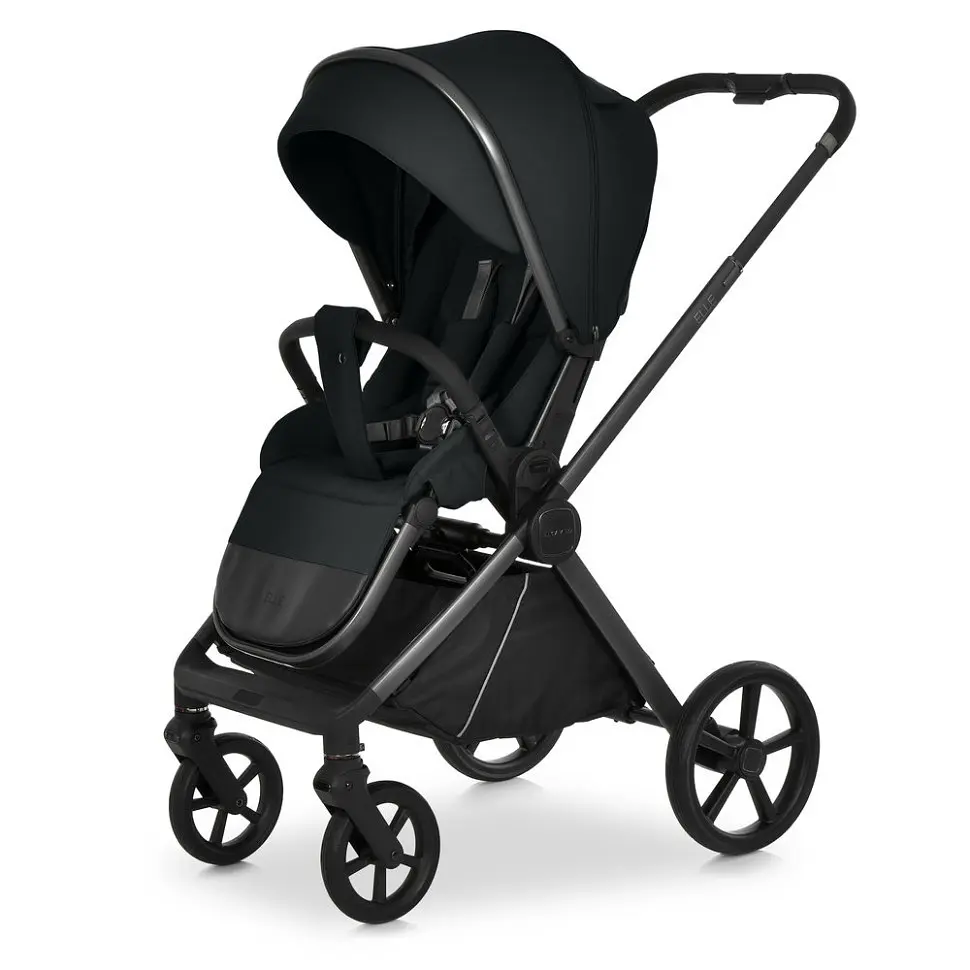 Коляска універсальна 2 в 1 ELLE ME 1221 Black - фото 3