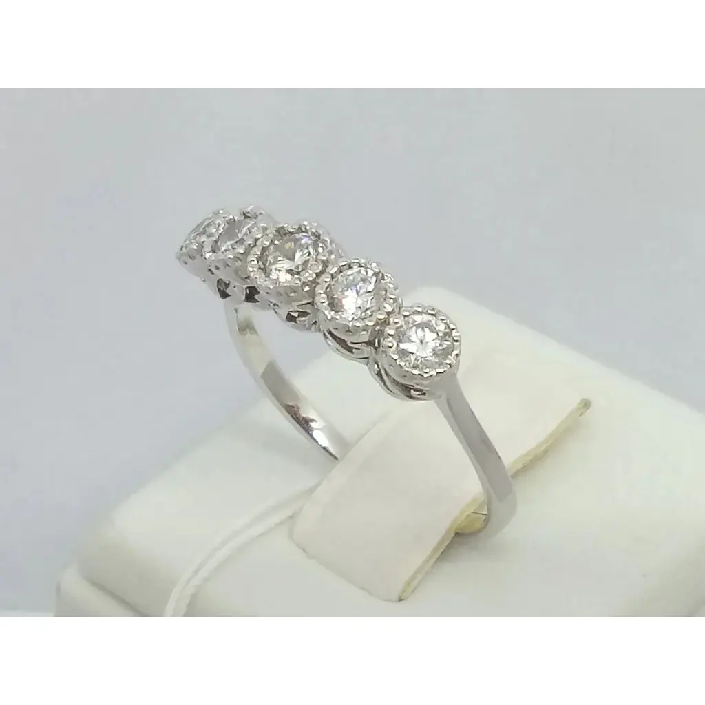 Золоте кільце Гаразд з фіанітами. 3523570Б 18 - фото 5