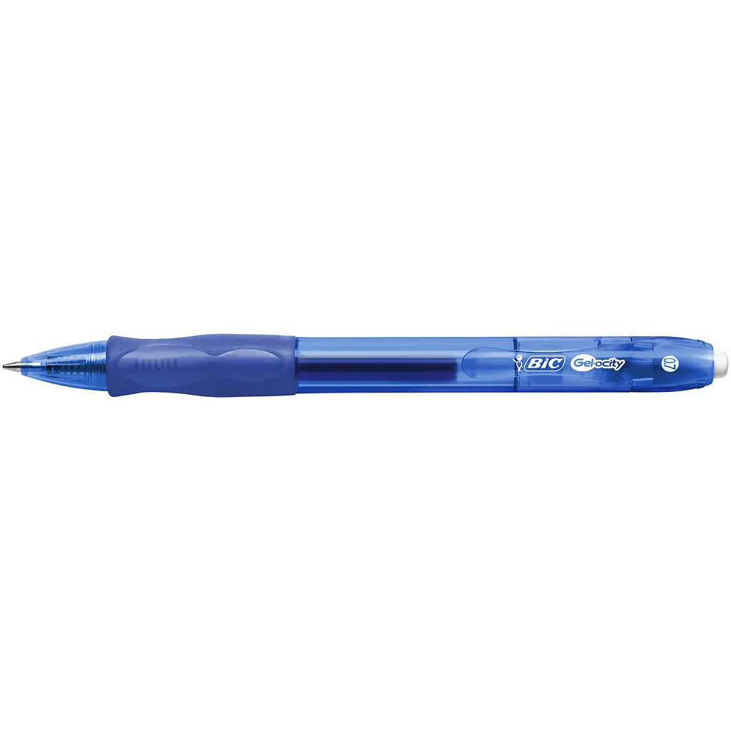 Ручка гелева BIC Gel-Ocity Original 0.35 мм 12 шт. синя (829158) - фото 4