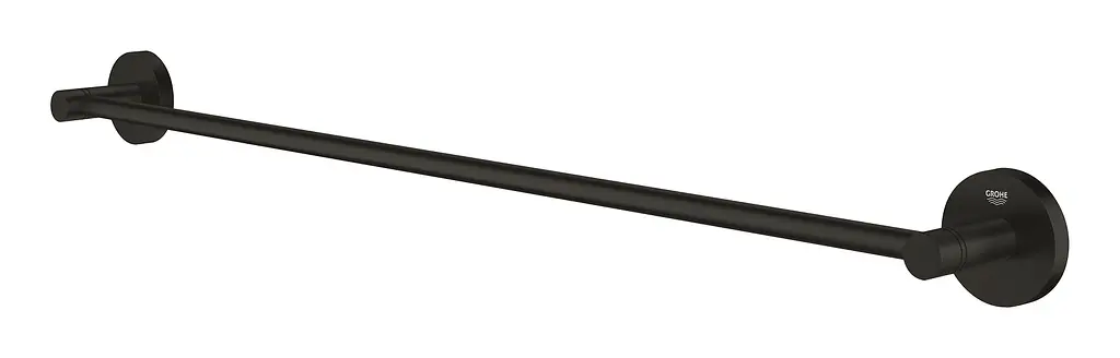 Тримач для рушника Grohe 600 мм QuickFix Start 411782430 Чорний матовий - фото 3