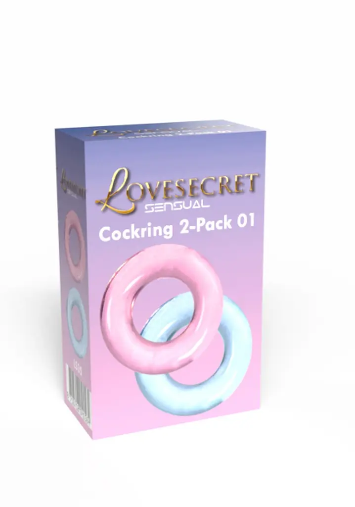 Набір ерекційних кілець Lovesecret Pack 01 2 шт (мульті) - фото 4