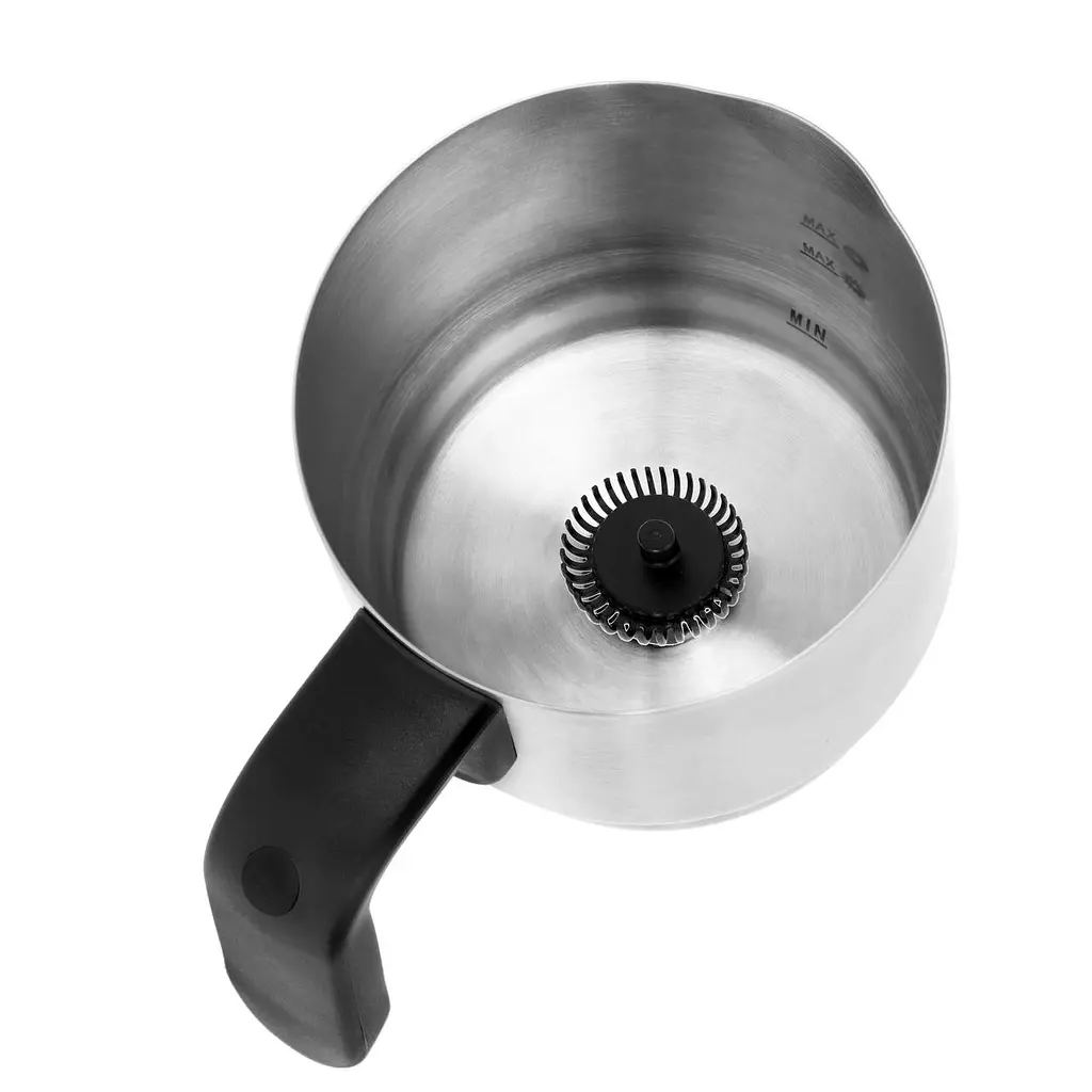 Вспениватель молока электрический Camry CR 4498 (1000 Вт, 350 мл, нержавеющая сталь) - фото 4