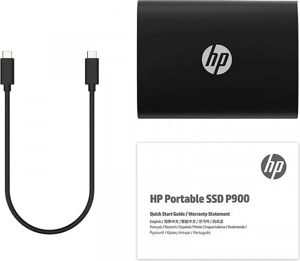 Зовнішній SSD накопичувач HP P900 512 GB Black [7M690AA] [105550] - фото 5