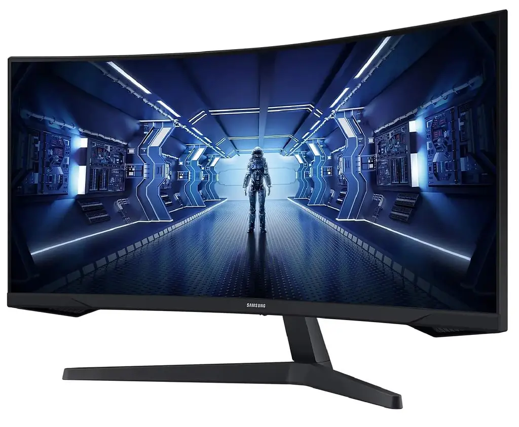 Монітор 34" Samsung Odyssey G5 C34G55TW Curved UWQHD VA 165Hz (LC34G55TWWIXUA) Б/в - фото 3