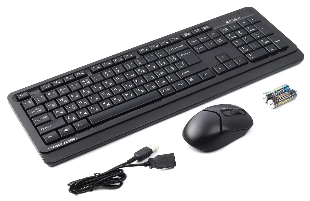 Комплект беспроводной A4-Tech Fstyler FG1012 Black - фото 2