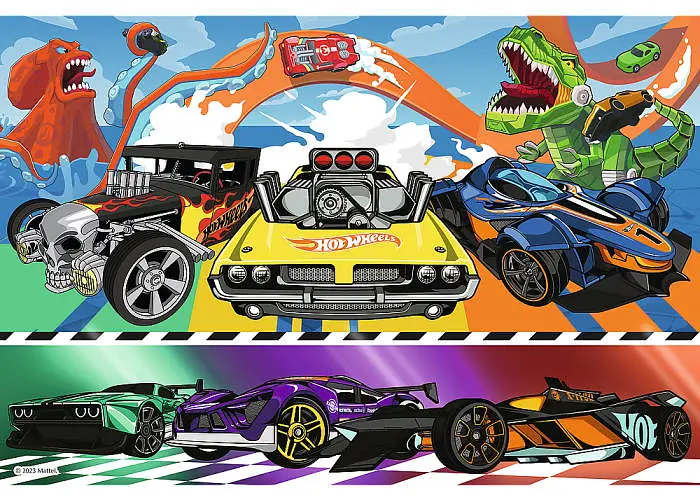 Пазл Trefl Швидкісні авто Hot Wheels 100 ел. (16466) - фото 2