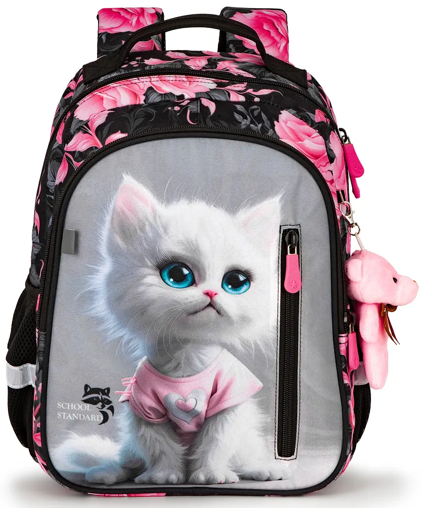 Шкільний рюкзак School Standard 375 гр 17 літрів Рожевий - фото 2