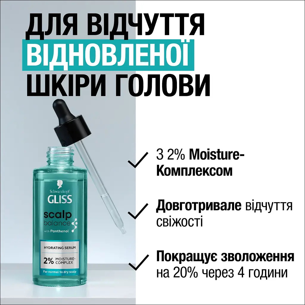 Зволожувальна сироватка Gliss Scalp Balance 100 мл - фото 4