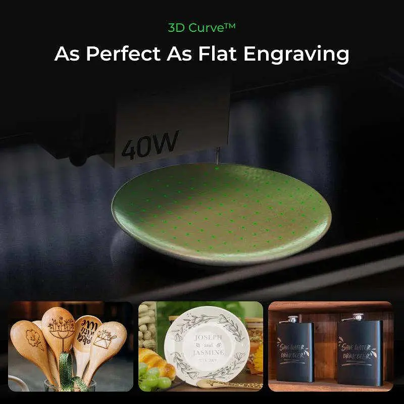 Лазерна гравірувальна машина 2 в 1 xTool S1 40W Basic (S1B-В) Black - фото 9