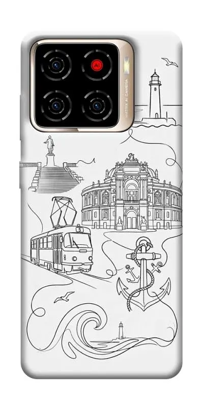 TPU чохол Demsky Odesa spirit для ZTE Blade A56