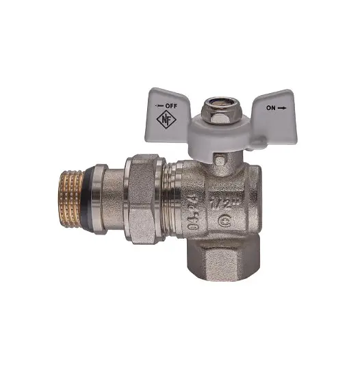 Кран кульовий з американкою Nolf classic 1/2" кутовий NFC.983-06 (NF3162) - фото 2