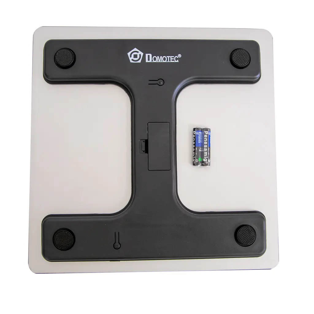 Напольные весы электронные Domotec MS-1604 Белые с черным рисунком, весы домашние напольные (NS) - фото 2