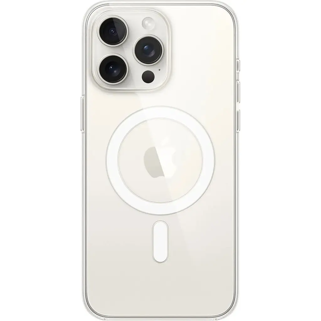 Оригінальний протиударний чохол Apple Clear Case with MagSafe для iPhone 15 Pro Max (6.7") Прозорий (MT233ZM/A) - фото 8