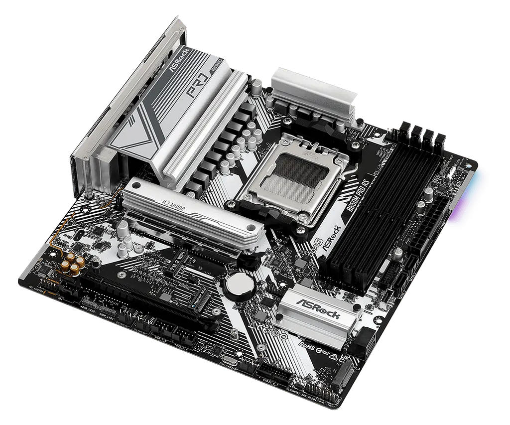 Материнська плата ASRock B650M Pro RS Socket AM5 (B650M PRO RS) - фото 2