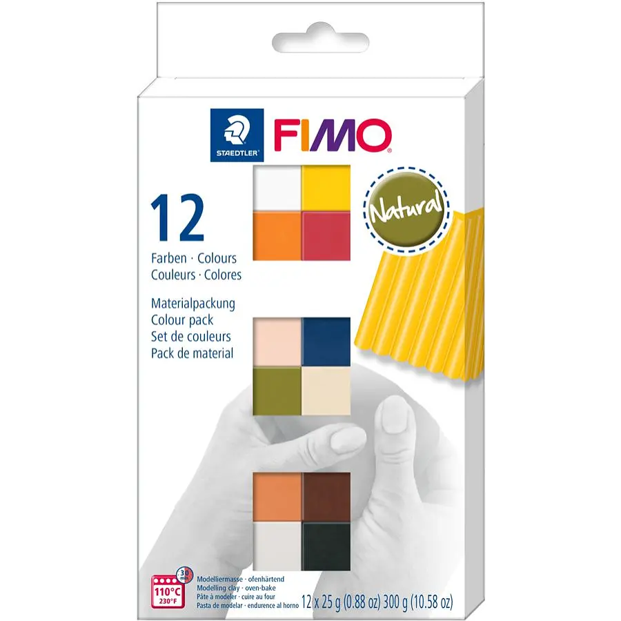 Набір пластики “Natural Colours“ 12х25 г Fimo (4007817053430)