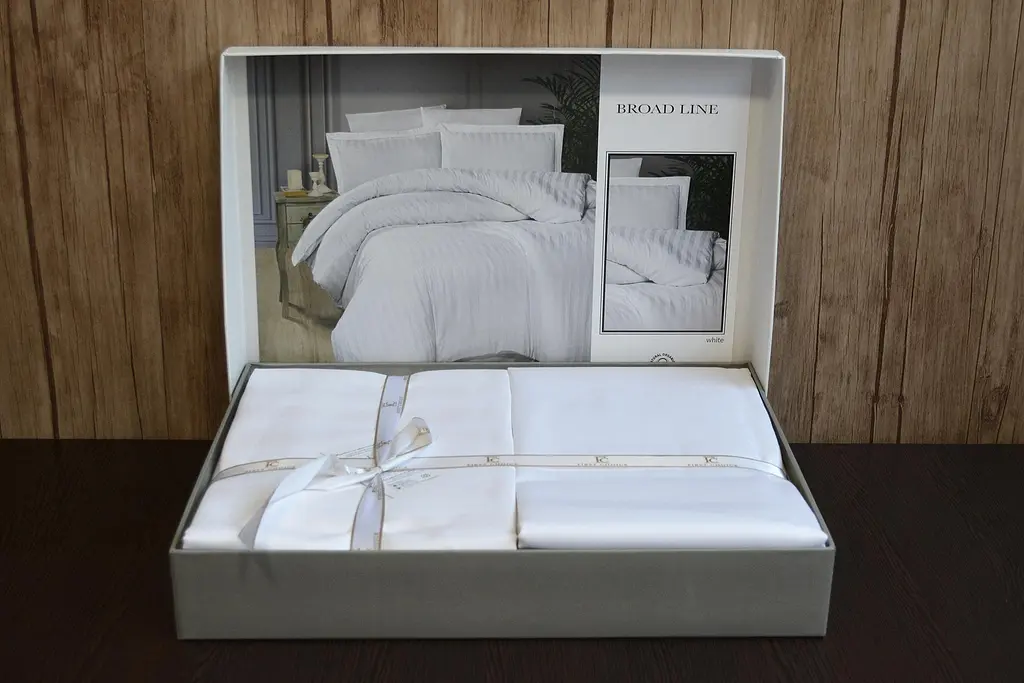 Постільна білизна Broad Line White Сатин First Choice pbe0052019 - фото 2