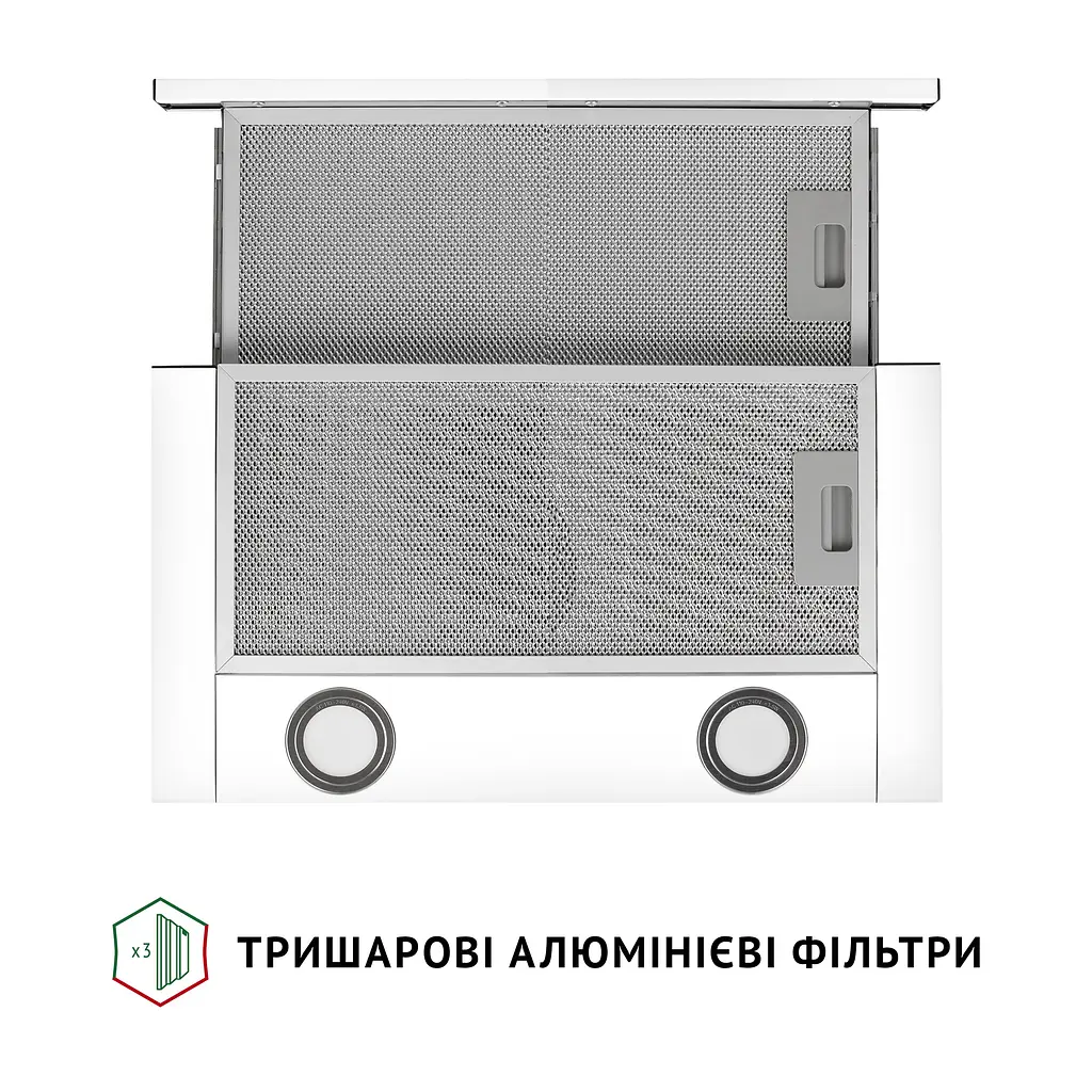 Витяжка телескопічна PERFELLI TL 502 WH LED - фото 7