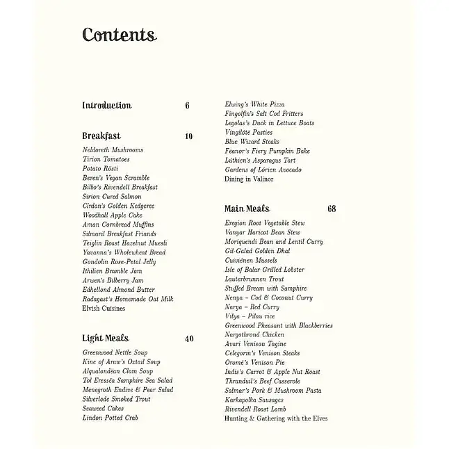 Recipes from the World of Tolkien Volume II. The Elven Cookbook - фото 2