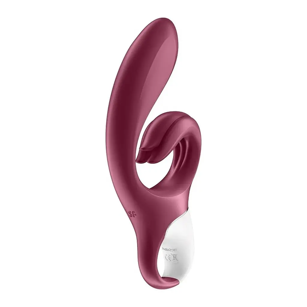 Вібратор-кролик Satisfyer Love Me 22 см бордовий - фото 4