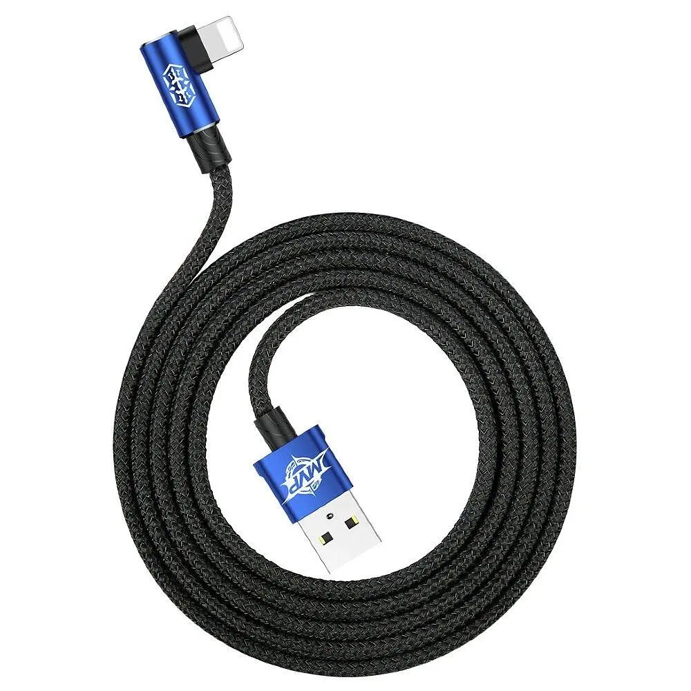 Кабель Baseus MVP USB - Lightning, 2.0A, 1м Blue (CALMVP-03) - фото 4
