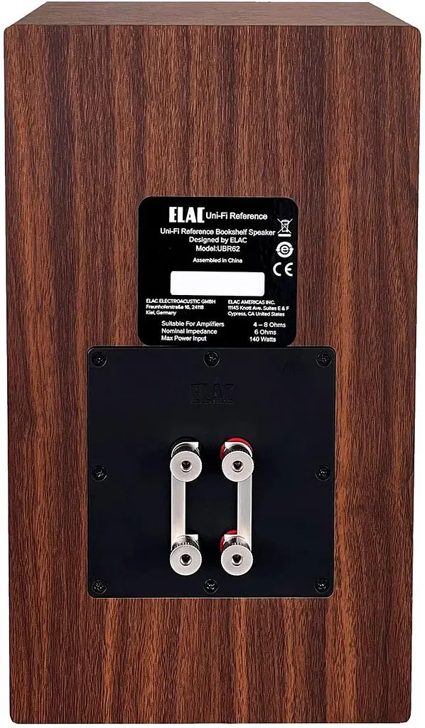 Акустична система ELAC Uni-Fi Reference UBR62 6.5 Bookshelf Speakers UBR62 Wood Black (1шт) (31975) - фото 3