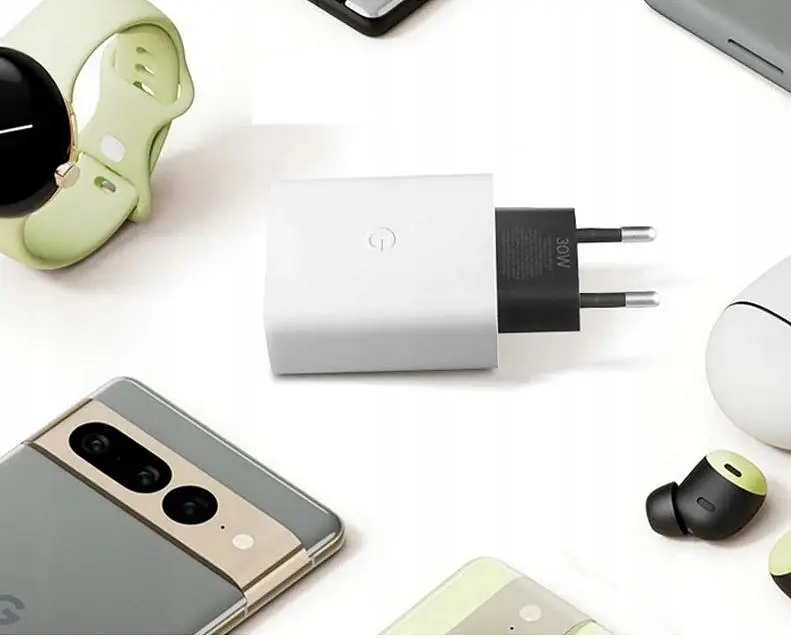 Зарядний пристрій - блок адаптер Google Pixel 30W USB-C (GA03502-EU) білий - фото 6