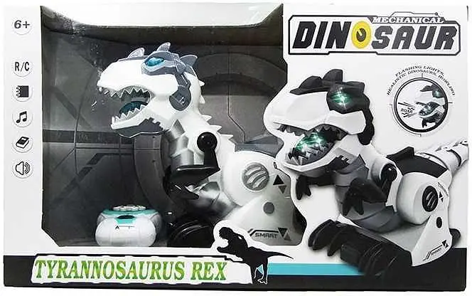 Інтерактивний робот-динозавр Tyrannosaurus Rex на радіокеруванні зі світлом і звуком - фото 4