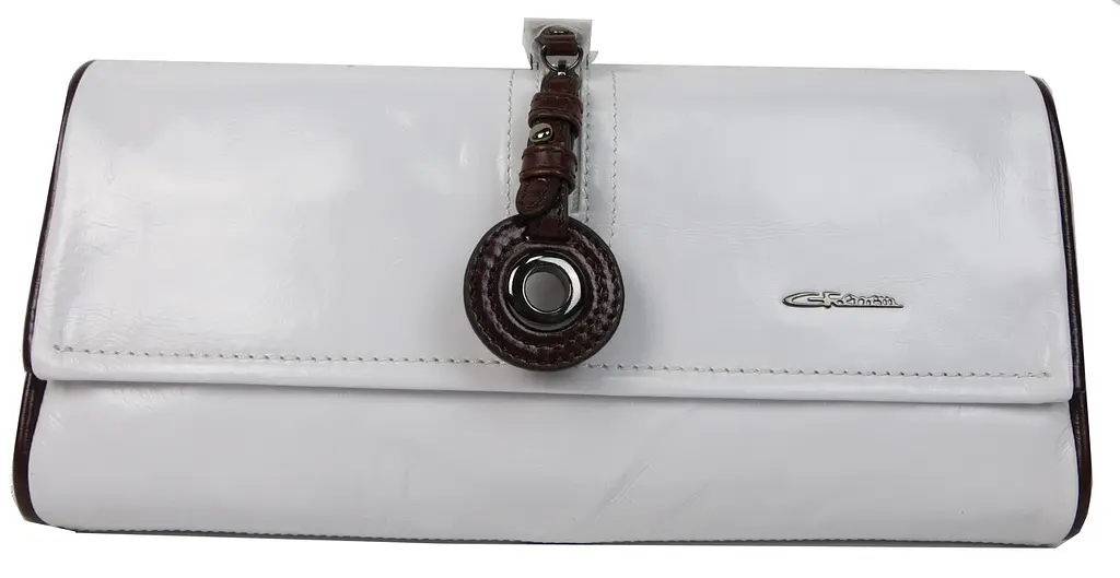 Жіночий шкіряний клатч Giorgio Ferretti 31085H2032 Білий - фото 2