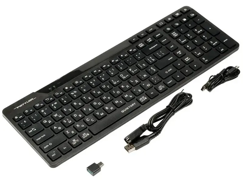Клавіатура A4Tech Fstyler FBK27C AS Black - фото 4