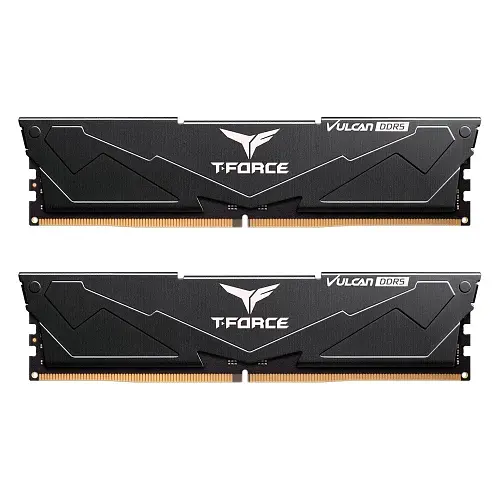 Пам'ять 16Gb x 2 (32Gb Kit) DDR5, 6400 MHz, Team T-Force Vulcan, Red, 40-40-40-84, 1.35V, з радіатором (FLRD532G6400HC40BDC01) - фото 4